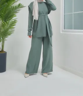 Bold Shoulder Matching Set - Sage