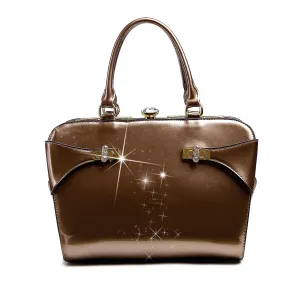 Brangio Elegant Patent Handbag