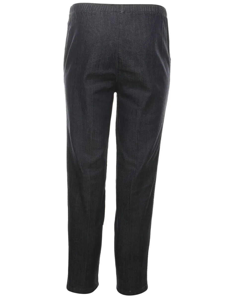 Dark Wash Denim Trousers - W28 L28