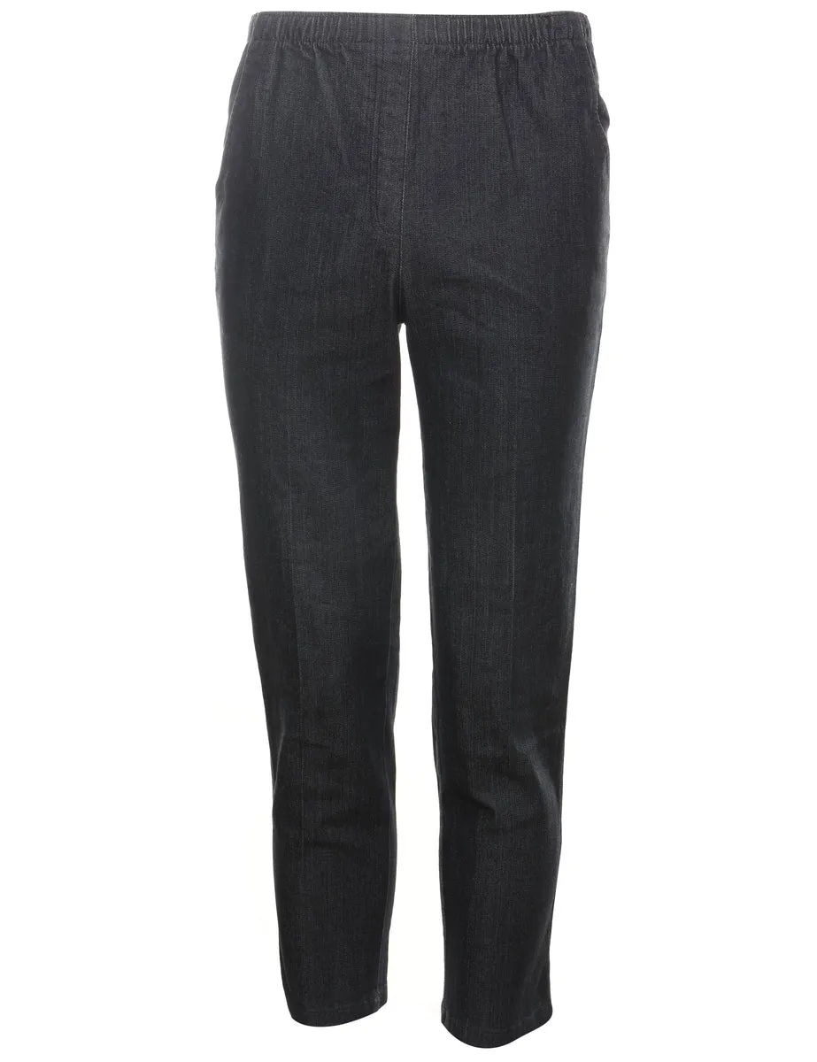 Dark Wash Denim Trousers - W28 L28