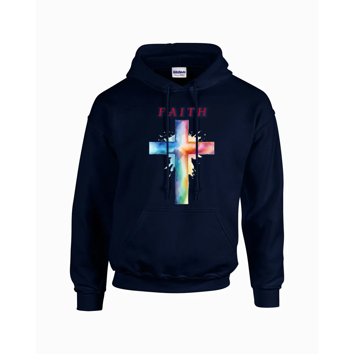 FAITH MULTI CROSS Hoodie |Gildan 18500