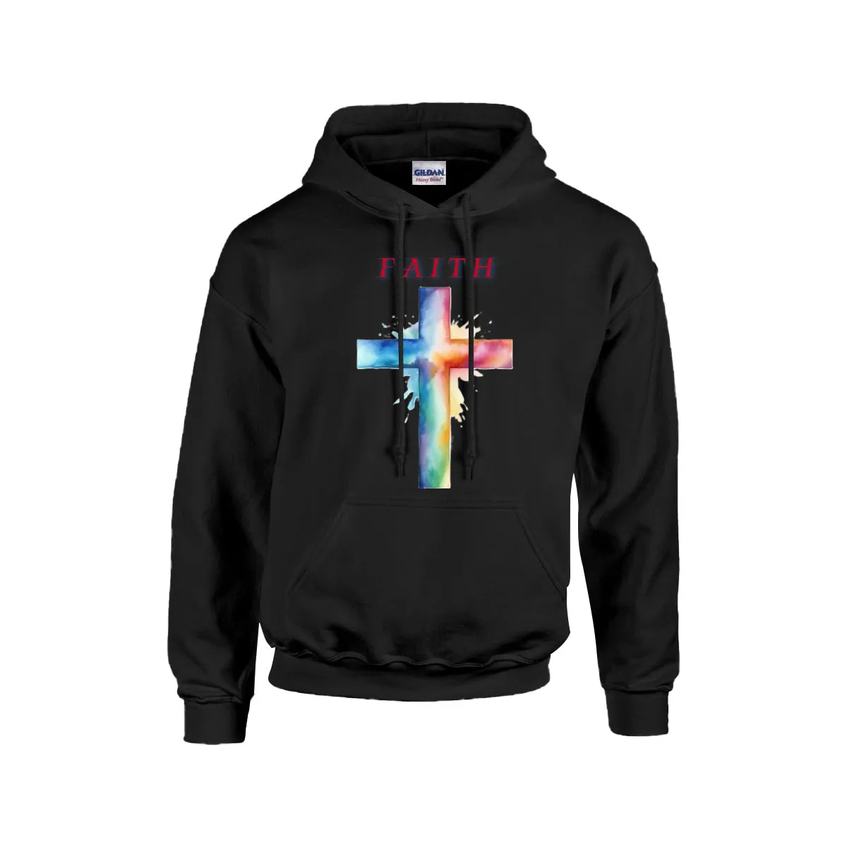 FAITH MULTI CROSS Hoodie |Gildan 18500