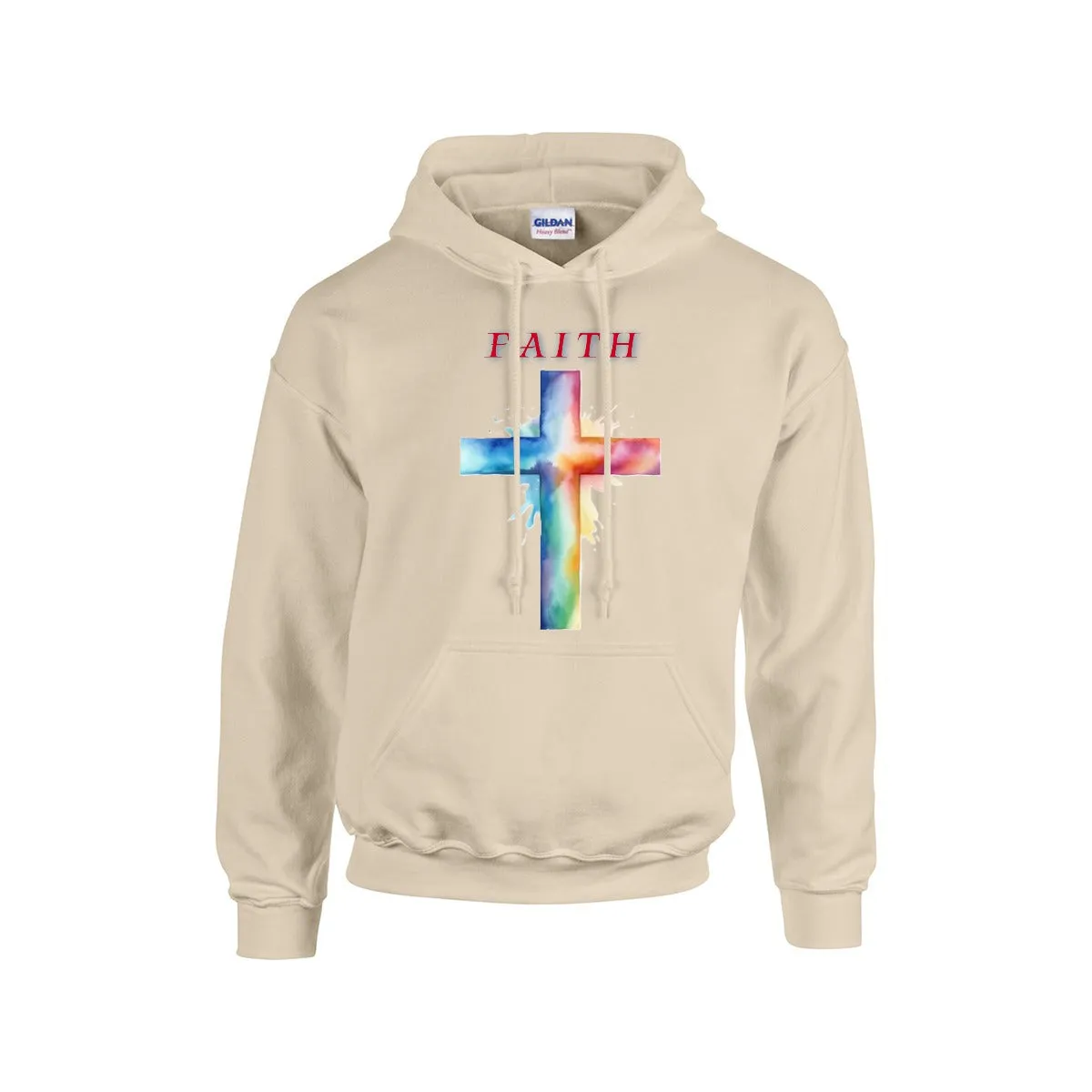 FAITH MULTI CROSS Hoodie |Gildan 18500