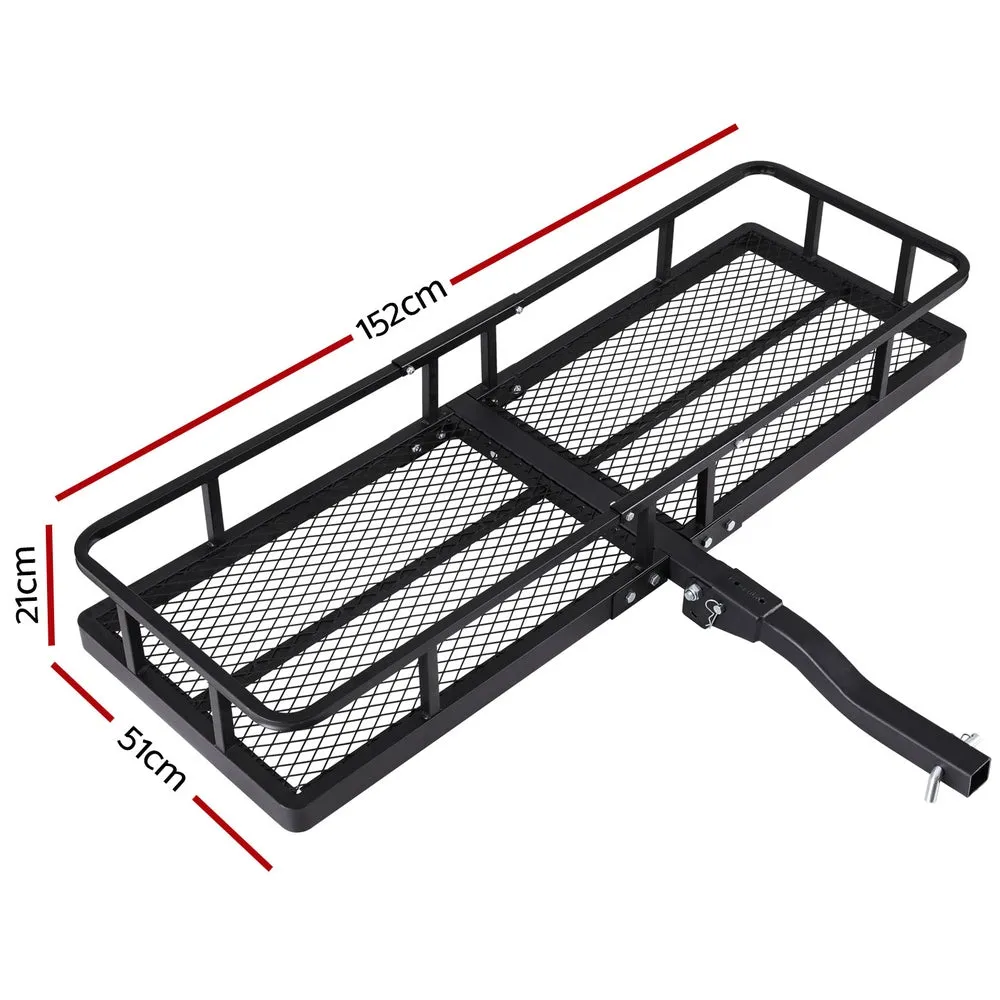 Foldable Car Roof Rack Hitch Basket, 200kg Capacity - Giantz
