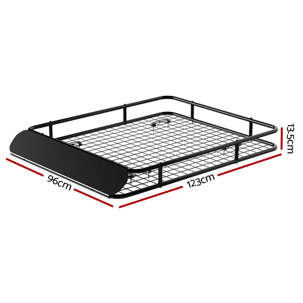 Heavy-Duty Car Roof Rack Basket 123cm 80kg Capacity - Giantz