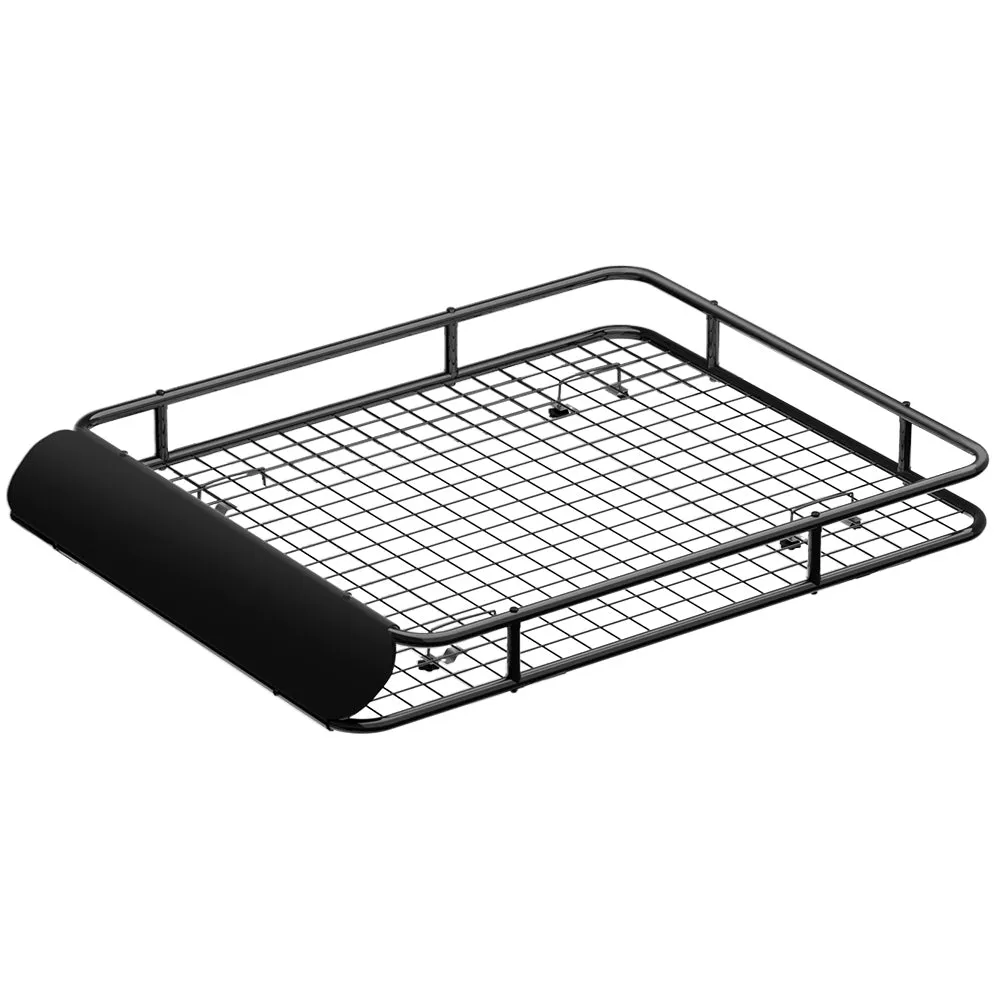 Heavy-Duty Car Roof Rack Basket 123cm 80kg Capacity - Giantz