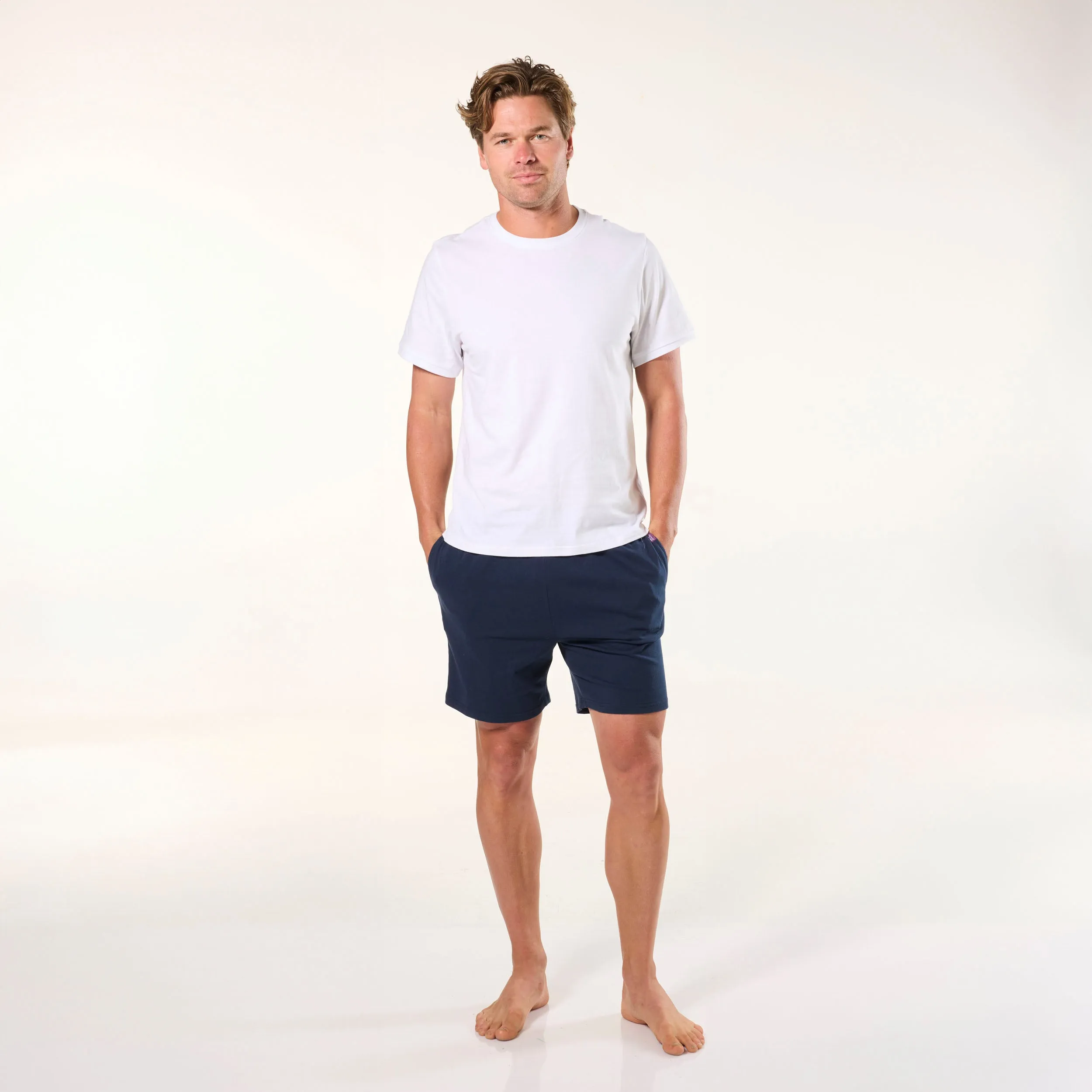 Men's Cotton Sleep Tee - White