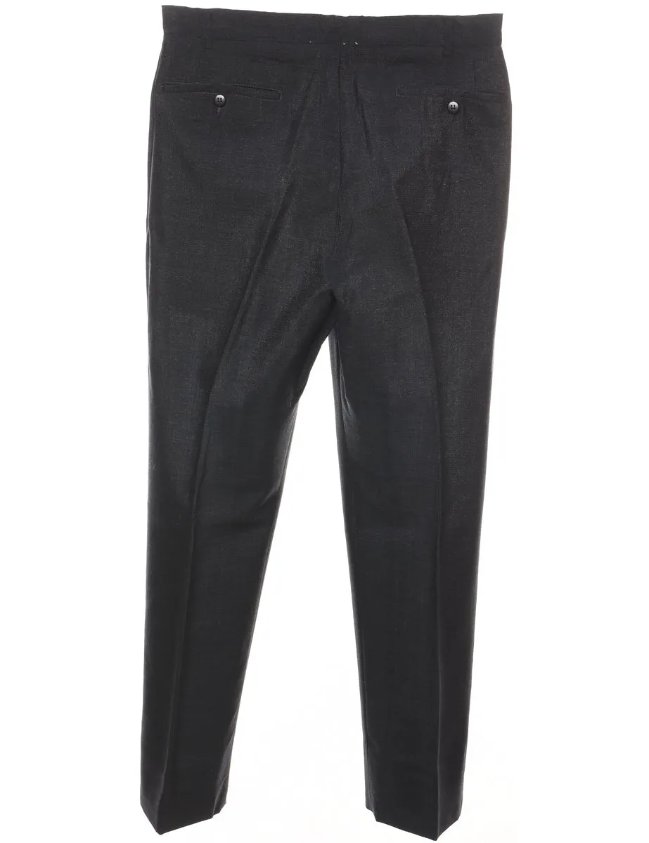 Navy Trousers - W32 L29