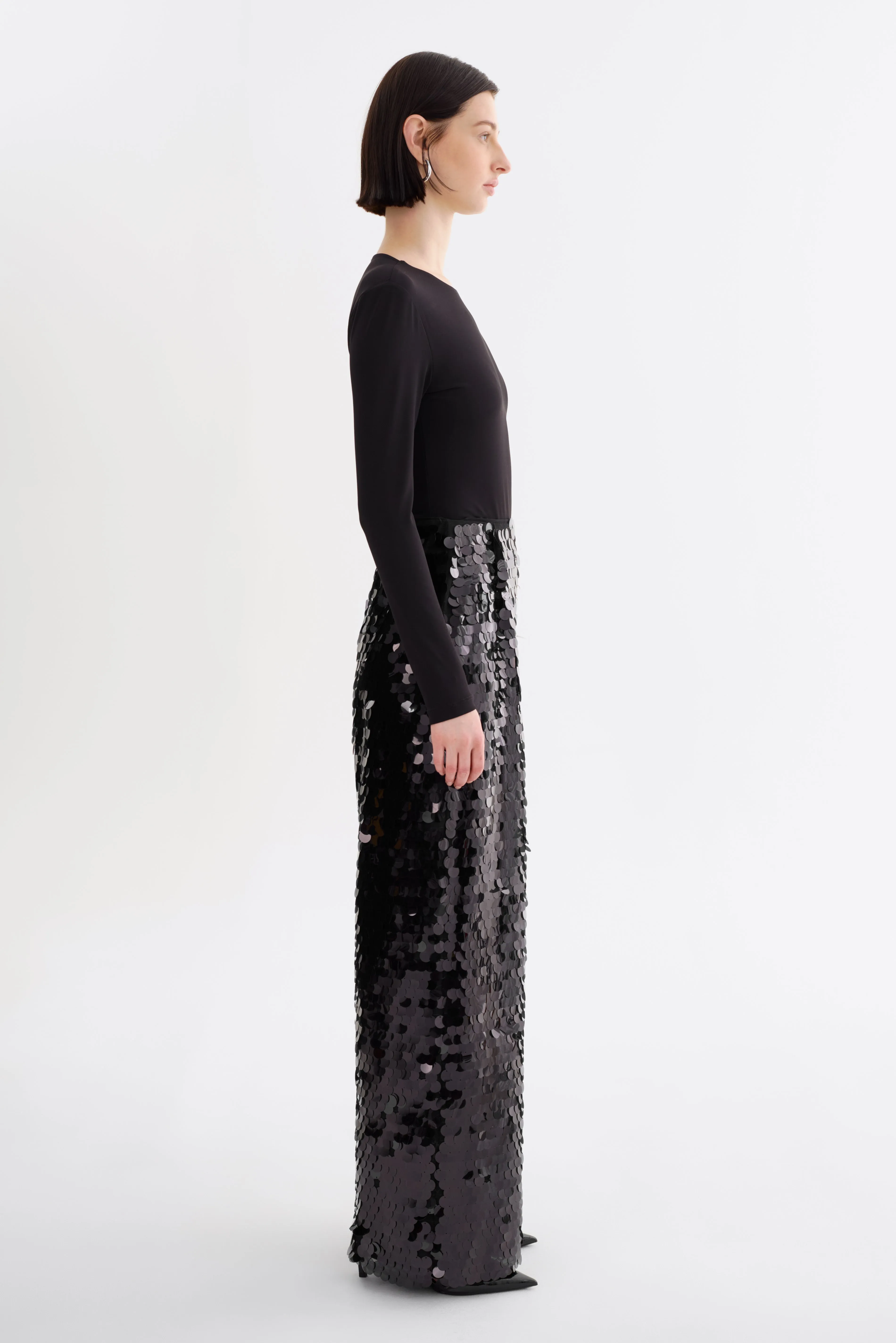 STACY | Sequin Wide Leg Pants
