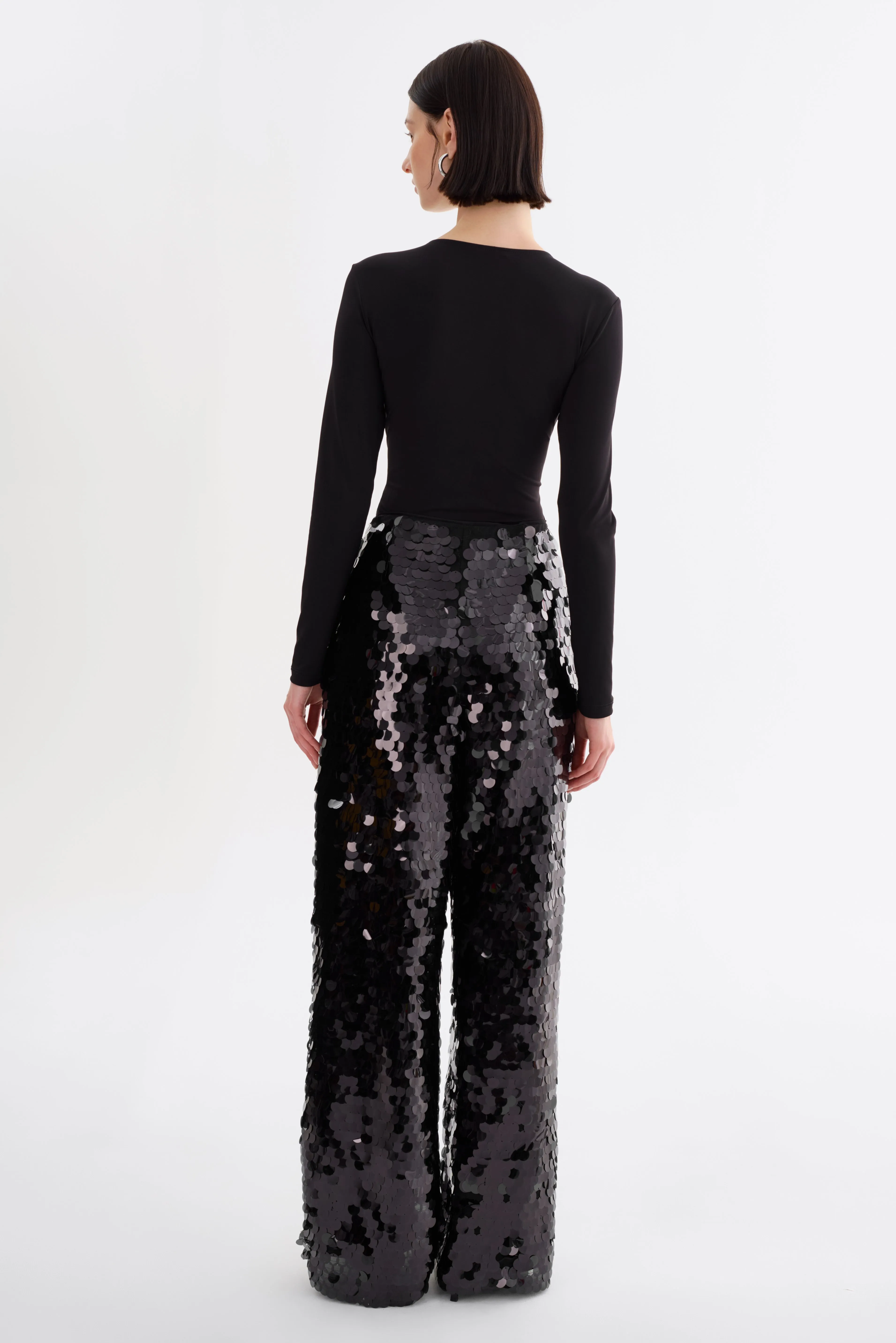 STACY | Sequin Wide Leg Pants