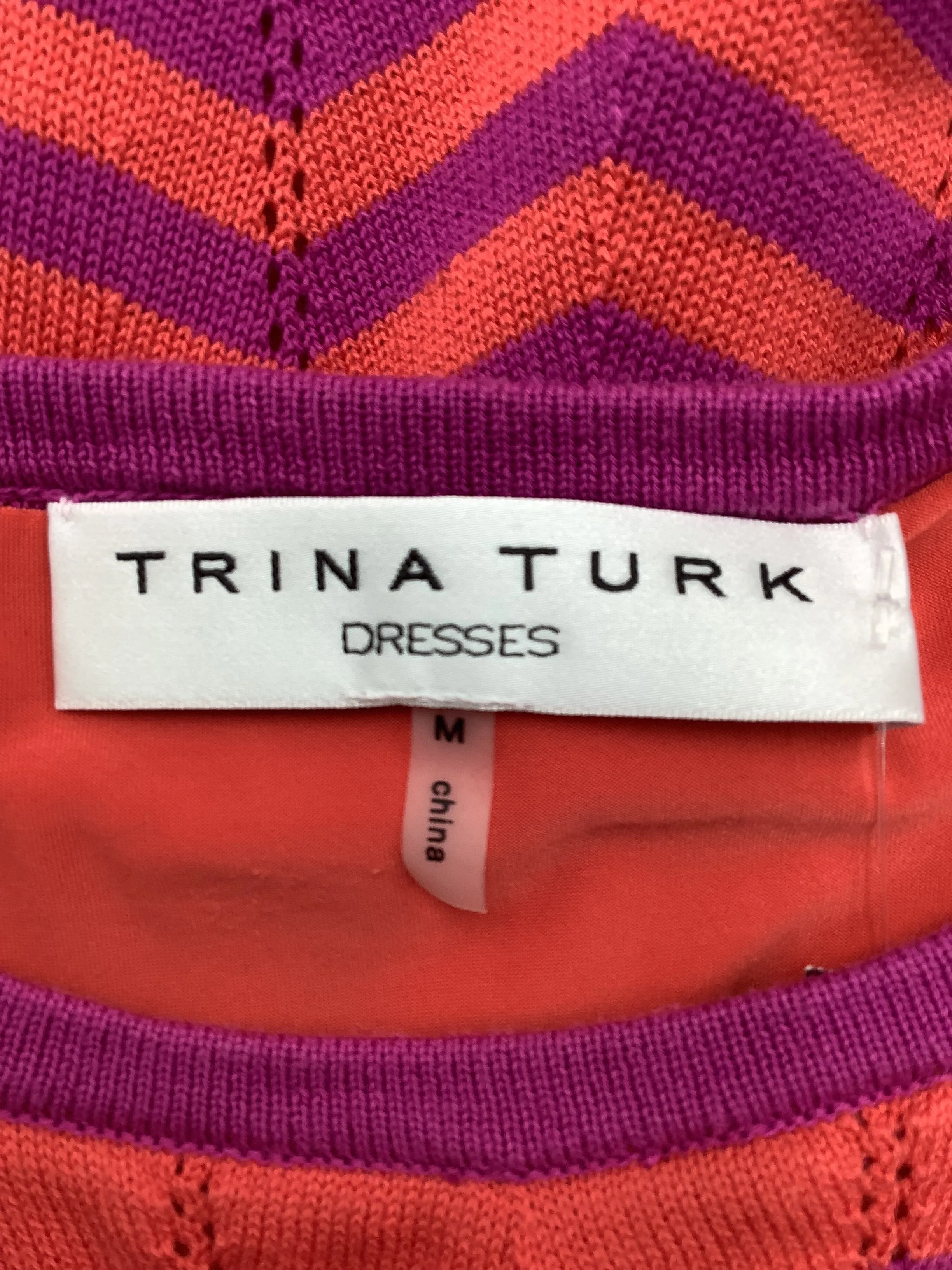 Trina Turk Sweater Dress Sleevless Print Size: M